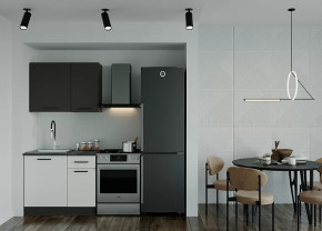 Кухонный гарнитур Лофт-1000 столешница 38 мм в Лангепасе - langepas.mebel-tymen.ru | фото