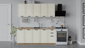 Кухонный гарнитур «Лорас» длиной 200 см Дуб крафт золотой/Холст брюле в Лангепасе - langepas.mebel-tymen.ru | фото