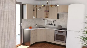 Кухонный гарнитур Надежда оптима 4 1400*2000 мм в Лангепасе - langepas.mebel-tymen.ru | фото