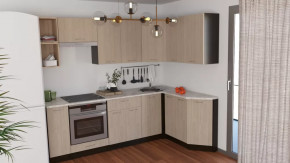 Кухонный гарнитур Надежда прайм 5 2300*1500 мм в Лангепасе - langepas.mebel-tymen.ru | фото