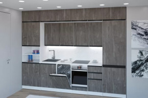 Кухонный гарнитур Ноктюрн люкс 3000 мм в Лангепасе - langepas.mebel-tymen.ru | фото