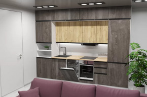 Кухонный гарнитур Сапфир 2 экстра 3000 мм в Лангепасе - langepas.mebel-tymen.ru | фото