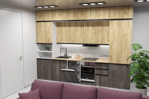 Кухонный гарнитур Сапфир экстра 3000 мм в Лангепасе - langepas.mebel-tymen.ru | фото