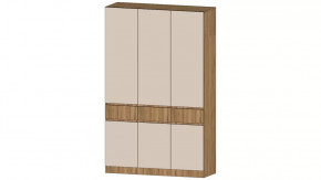 Ленора Шкаф 3х ств. Дуб вотан/Кашемир в Лангепасе - langepas.mebel-tymen.ru | фото