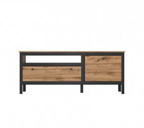 LOFT тумба RTV1D1S (Дуб вотан/Черный) в Лангепасе - langepas.mebel-tymen.ru | фото