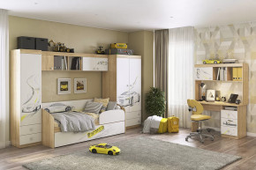 Детский гарнитур Форсаж К1 дуб сонома/белый в Лангепасе - langepas.mebel-tymen.ru | фото