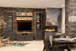 Модульная гостиная Грейс композиция-1 в Лангепасе - langepas.mebel-tymen.ru | фото