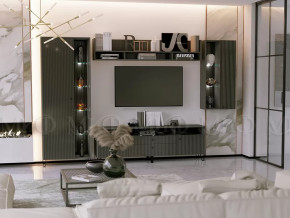 Модульная гостиная Оливия Графит Софт в Лангепасе - langepas.mebel-tymen.ru | фото