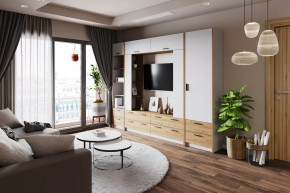 Модульная гостиная Оттавия Белый в Лангепасе - langepas.mebel-tymen.ru | фото