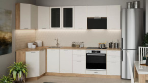 Модульная кухня «Габриэлла» Дуб крафт золотой/Крем в Лангепасе - langepas.mebel-tymen.ru | фото