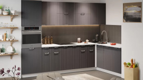 Модульная кухня «Кимберли» Белый, Муссон в Лангепасе - langepas.mebel-tymen.ru | фото