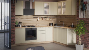 Модульная кухня «Кимберли» Дуб Крафт золотой, Крем в Лангепасе - langepas.mebel-tymen.ru | фото