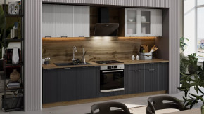 Модульная кухня «Кимберли» Дуб Крафт золотой, Сноу, Муссон в Лангепасе - langepas.mebel-tymen.ru | фото