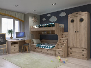 Модульная подростковая Мираж-1 Дуб баррик в Лангепасе - langepas.mebel-tymen.ru | фото