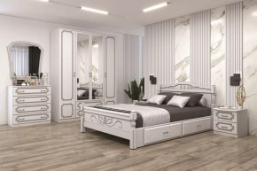 Модульная спальня Лакированный белый жемчуг в Лангепасе - langepas.mebel-tymen.ru | фото