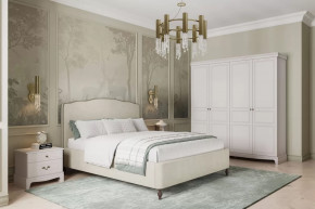 Модульная спальня Лорето Персидский жемчуг/Лак Льняной в Лангепасе - langepas.mebel-tymen.ru | фото