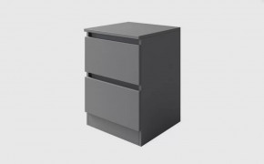 МОРИ ТПМ400.2 Тумба с 2мя ящ. (ш402*г420*в558мм), ЛДСП графит (МП) в Лангепасе - langepas.mebel-tymen.ru | фото