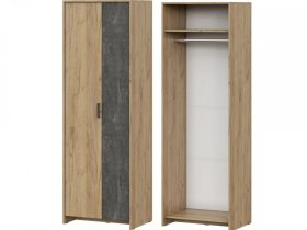 Шкаф двухстворчатый МСП-1 в Лангепасе - langepas.mebel-tymen.ru | фото