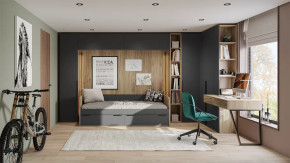 Набор детской мебели «Порто» №2 Яблоня Беллуно, Графит софт в Лангепасе - langepas.mebel-tymen.ru | фото