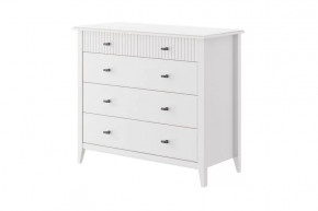 Никеа Комод 5 ящиков Белый в Лангепасе - langepas.mebel-tymen.ru | фото