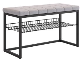 Обувница Классная 2 черный муар/оникс (велюр) в Лангепасе - langepas.mebel-tymen.ru | фото