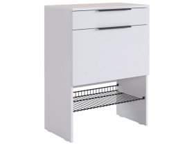 Обувница Баско белое дерево/белое дерево в Лангепасе - langepas.mebel-tymen.ru | фото