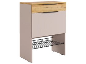 Обувница Баско кашемир/дуб крафт золотой в Лангепасе - langepas.mebel-tymen.ru | фото