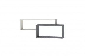 Полка Клео Пл-1, 1150 мм, графит, миндаль Диал в Лангепасе - langepas.mebel-tymen.ru | фото