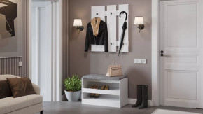 Прихожая «Агата» №1 Белый в Лангепасе - langepas.mebel-tymen.ru | фото