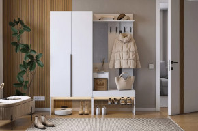 Прихожая Баско К1 белое дерево в Лангепасе - langepas.mebel-tymen.ru | фото