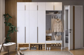 Прихожая Баско К10 белое дерево в Лангепасе - langepas.mebel-tymen.ru | фото