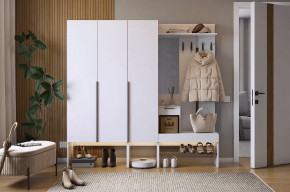 Прихожая Баско К11 белое дерево в Лангепасе - langepas.mebel-tymen.ru | фото
