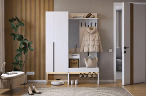 Прихожая Баско К2 белое дерево в Лангепасе - langepas.mebel-tymen.ru | фото