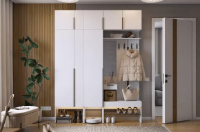 Прихожая Баско К9 белое дерево в Лангепасе - langepas.mebel-tymen.ru | фото