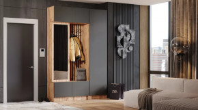 Прихожая Бавария Дуб вотан/графит в Лангепасе - langepas.mebel-tymen.ru | фото