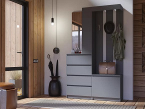 Прихожая Челси графит в Лангепасе - langepas.mebel-tymen.ru | фото