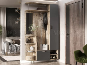 Прихожая Лика №2 1,2 м Дуб юкон, Графит в Лангепасе - langepas.mebel-tymen.ru | фото