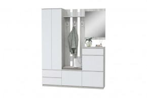 Прихожая Лори, набор №ДС-1, дуб серый/белый в Лангепасе - langepas.mebel-tymen.ru | фото