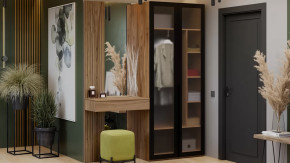 Прихожая «Порто» № 6 Яблоня Беллуно, Графит софт в Лангепасе - langepas.mebel-tymen.ru | фото