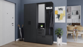 Прихожая «Витра» №4 Антрацит в Лангепасе - langepas.mebel-tymen.ru | фото