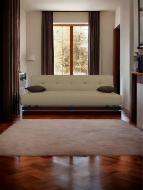 Прямой диван манго 1 Нео Латте/Подушки Нео Шоколад в Лангепасе - langepas.mebel-tymen.ru | фото