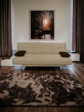 Прямой диван манго 2 Нео Латте/Подушки Нео Шоколад в Лангепасе - langepas.mebel-tymen.ru | фото