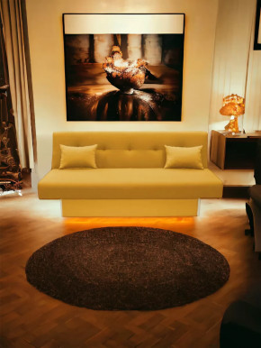 Прямой диван манго 4 Савана Елоу в Лангепасе - langepas.mebel-tymen.ru | фото