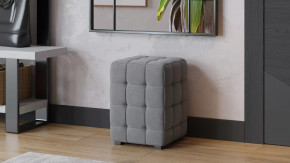 Пуф «Аристо» Велюр Серый в Лангепасе - langepas.mebel-tymen.ru | фото