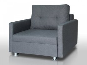 Кресло-кровать Реал 80 с подлокотниками графит в Лангепасе - langepas.mebel-tymen.ru | фото