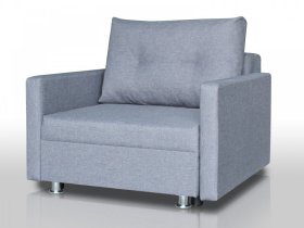 Кресло-кровать Реал 80 с подлокотниками грей в Лангепасе - langepas.mebel-tymen.ru | фото