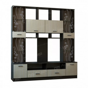 САБИНА СМ-2000 Стенка (ш2000*г520*в2200мм), ЛДСП венге/дуб белфорт в Лангепасе - langepas.mebel-tymen.ru | фото