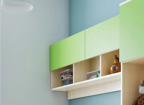 Секция навесная "Киви" №6 в Лангепасе - langepas.mebel-tymen.ru | фото