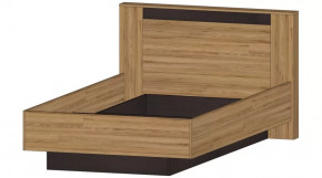 Серия Бостон Кровать 1200 дуб вотан в Лангепасе - langepas.mebel-tymen.ru | фото