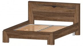 Серия Регина кровать 2х сп. 1400 дуб самдал в Лангепасе - langepas.mebel-tymen.ru | фото